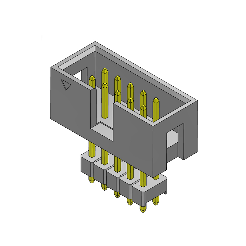 P/H2.54mm Box heade HA208(簡(jiǎn)牛）