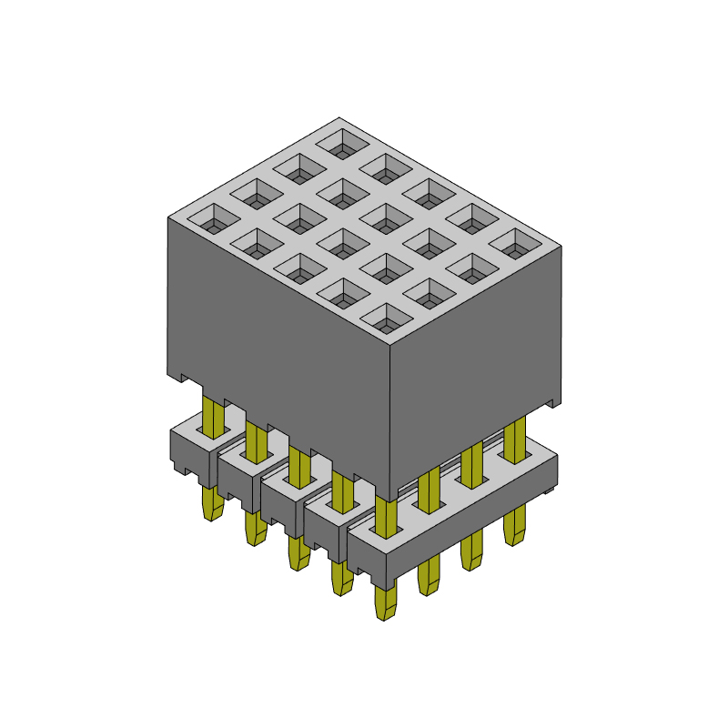 P/H2.0mm 四排排母 FA402